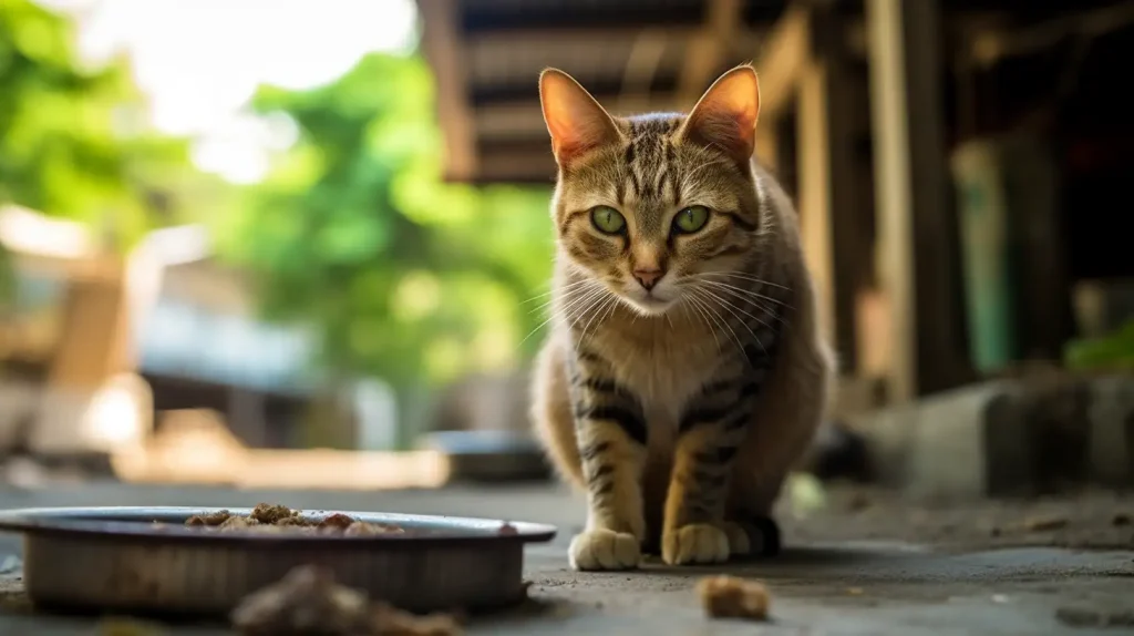 Stray Cats Eating Dog Food – This Is What Really Happens